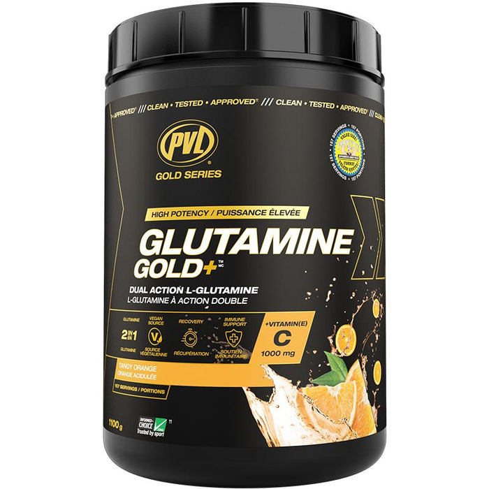 PVL Glutamine Gold+ Vitamin C 1100g Orange (157 Servings)