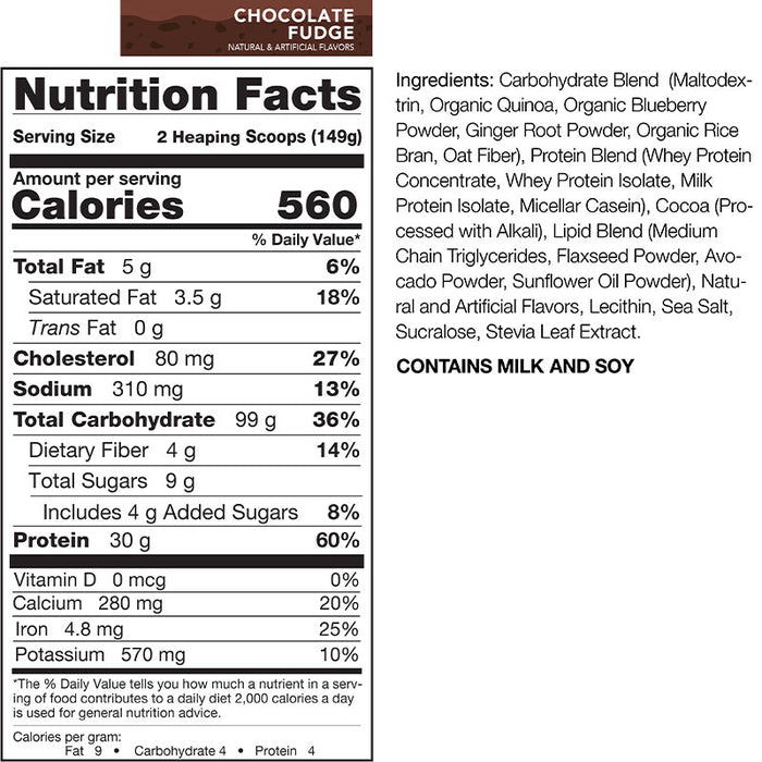 Rival Nutrition Clean Gainer 5lb (15 Servings)