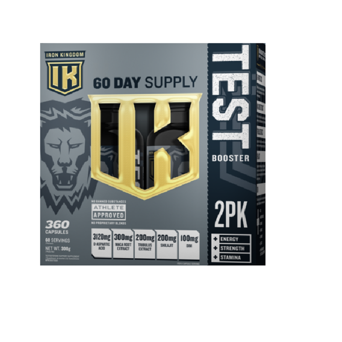 Iron Kingdom Test Booster Two Pack 360ct (60)