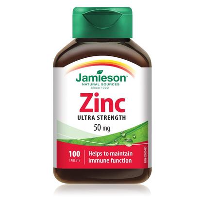 Jamieson Zinc 50mg 100 cap