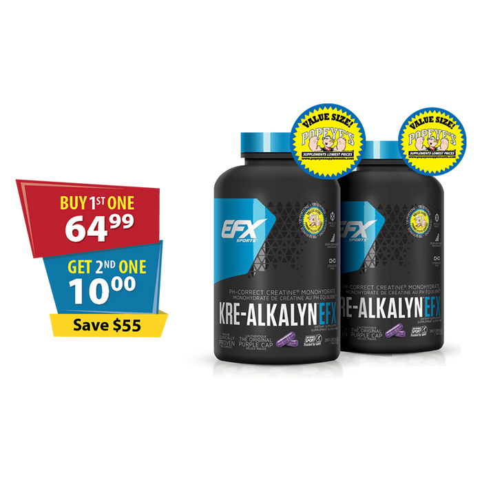 EFX Sports Kre-Alkalyn 260 cap (130 Servings)