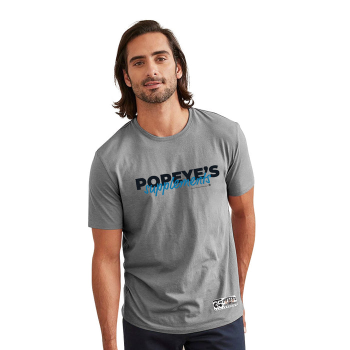 Popeye's Shirt Script Grey