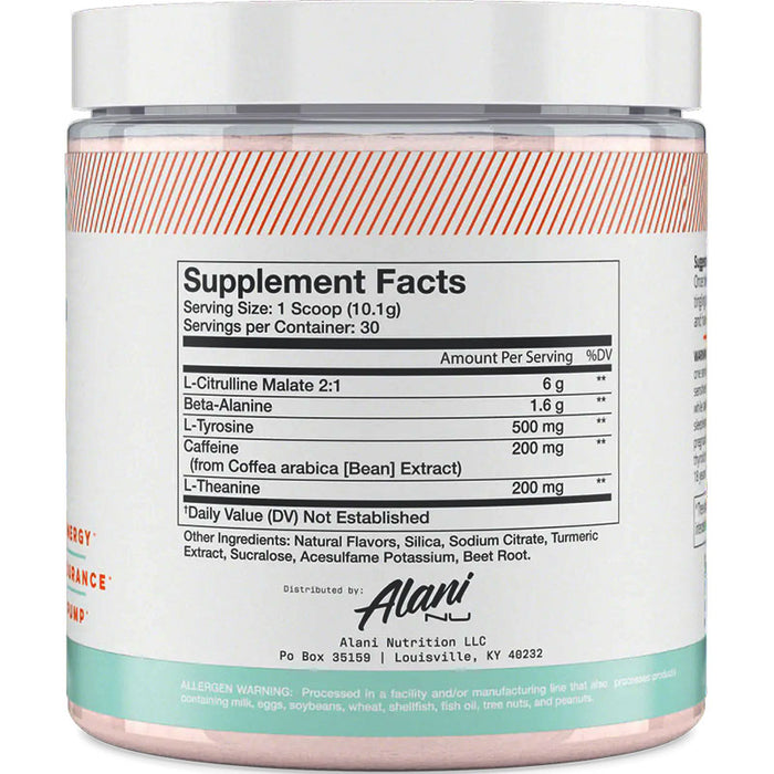 Alani Nu Pre-Workout 300g (30 Servings)