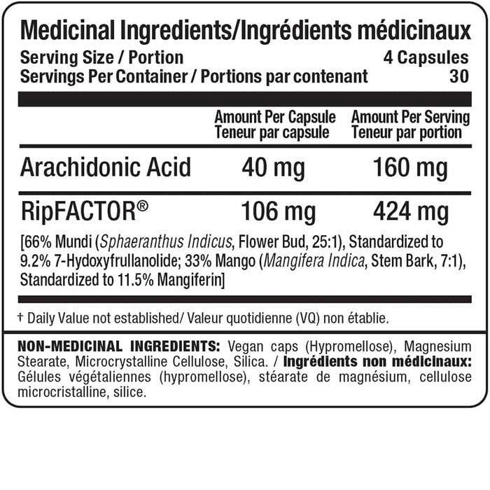 Allmax Arachidonic Acid+ 120ct (30 Servings)