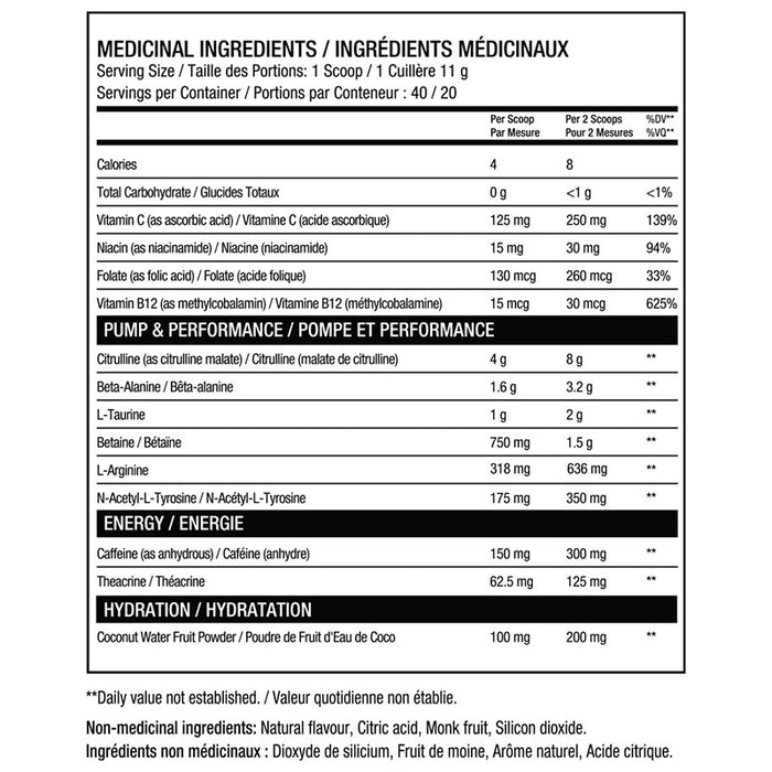 Alt Pre Workout 440g (20/40 Servings)