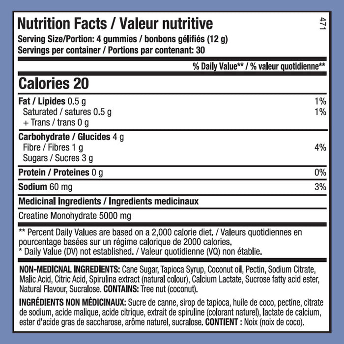 ANS Creatine Gummies 360g (30 Servings)