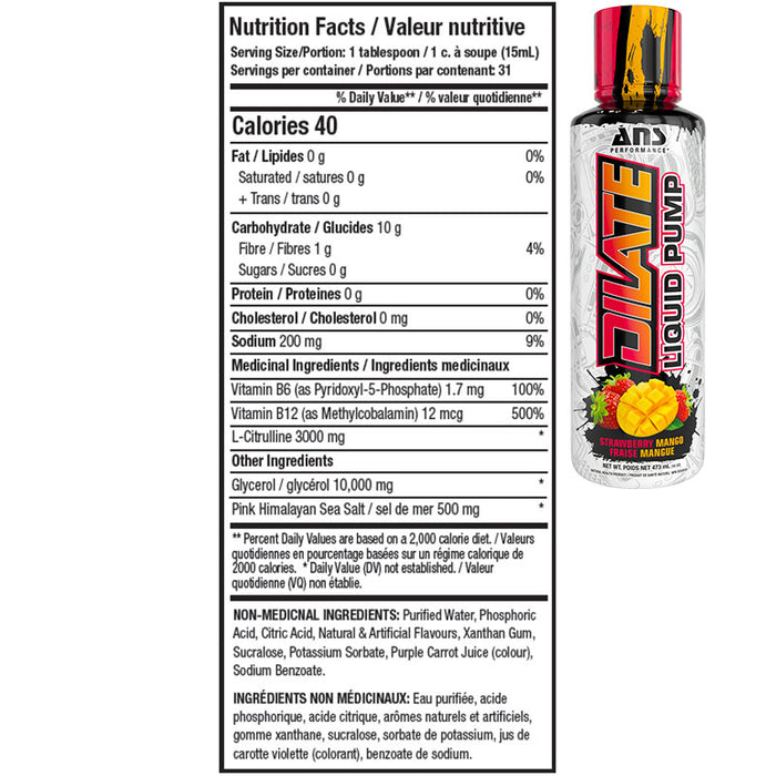 ANS Dilate 16oz (31 Servings)