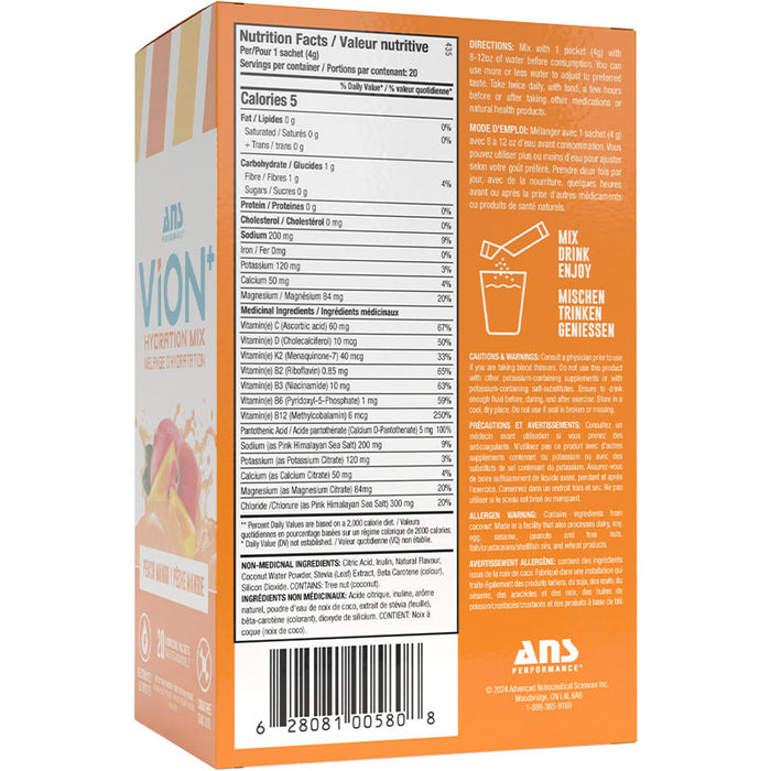 ANS ViON+ Hydration Mix 20x4g (20 Servings)
