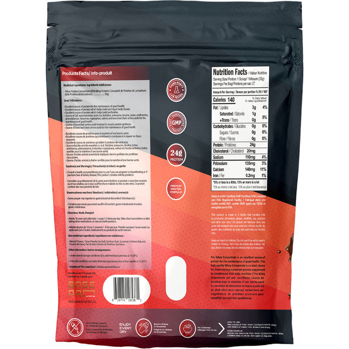 Base Pro Whey Concentrate 2lb (27 Servings)