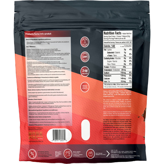 Base Pro Whey Concentrate 5lb (68 Servings)