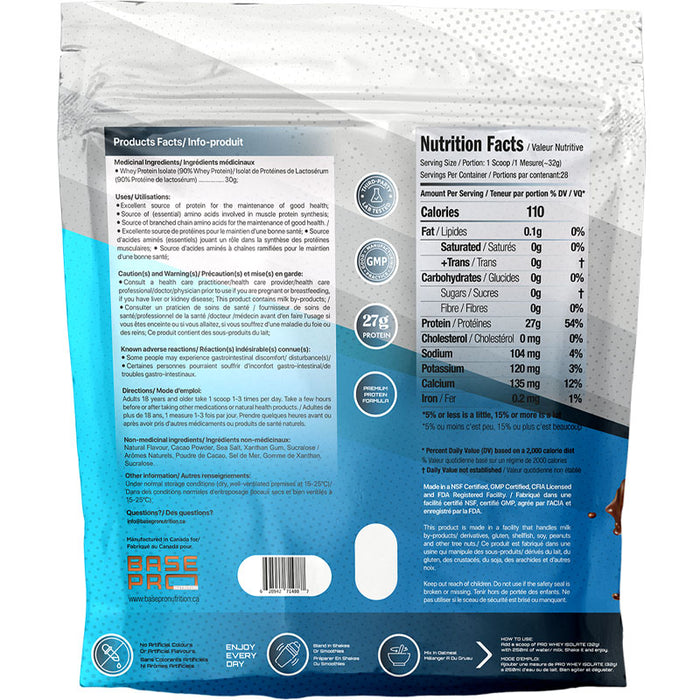 Base Pro Whey Isolate 2lb (28 Servings)