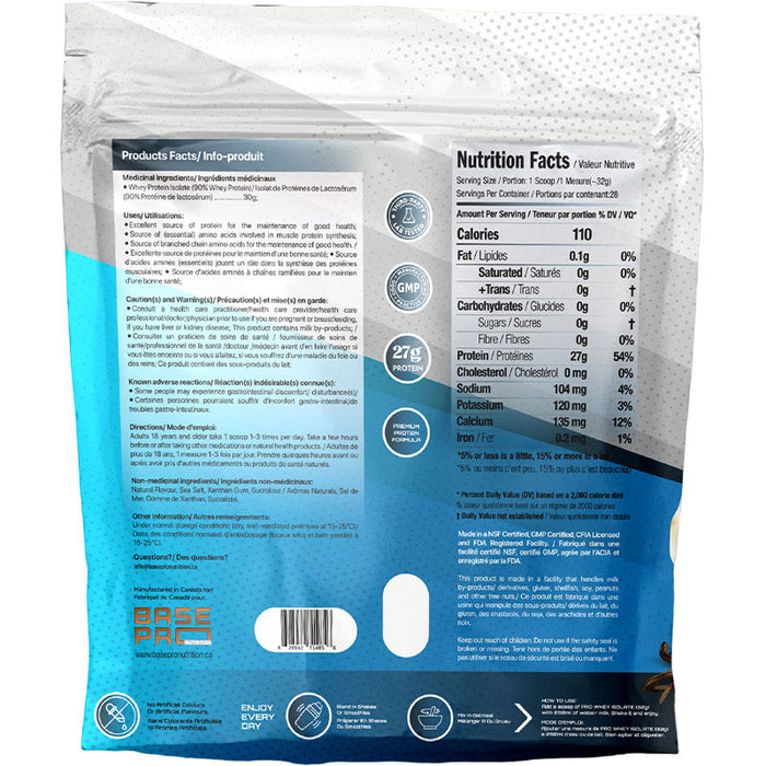 Base Pro Whey Isolate 2lb (28 Servings)