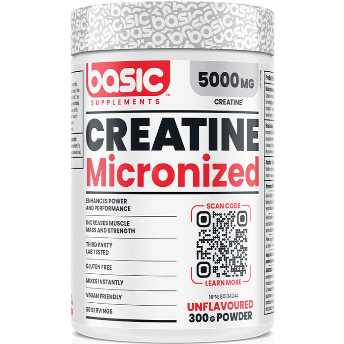 Basic Creatine 300g (60 Servings)