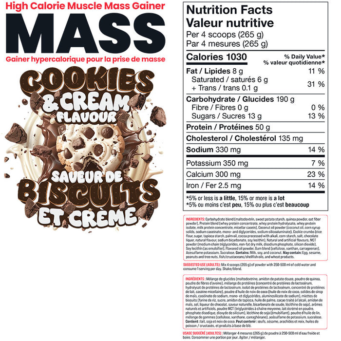 Basic Mass Gainer 6lb  (10 Servings)