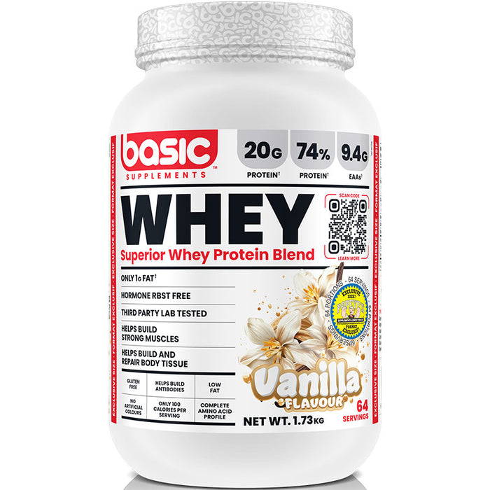 Basic Whey 4lb (64 Servings)