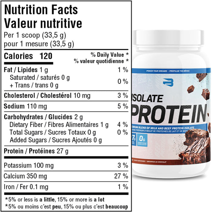Believe Isolate Protein 1.74lb