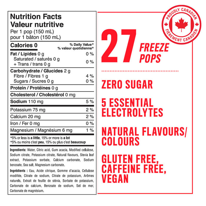 Biosteel Freeze Pops Variety Case of 27x150ml