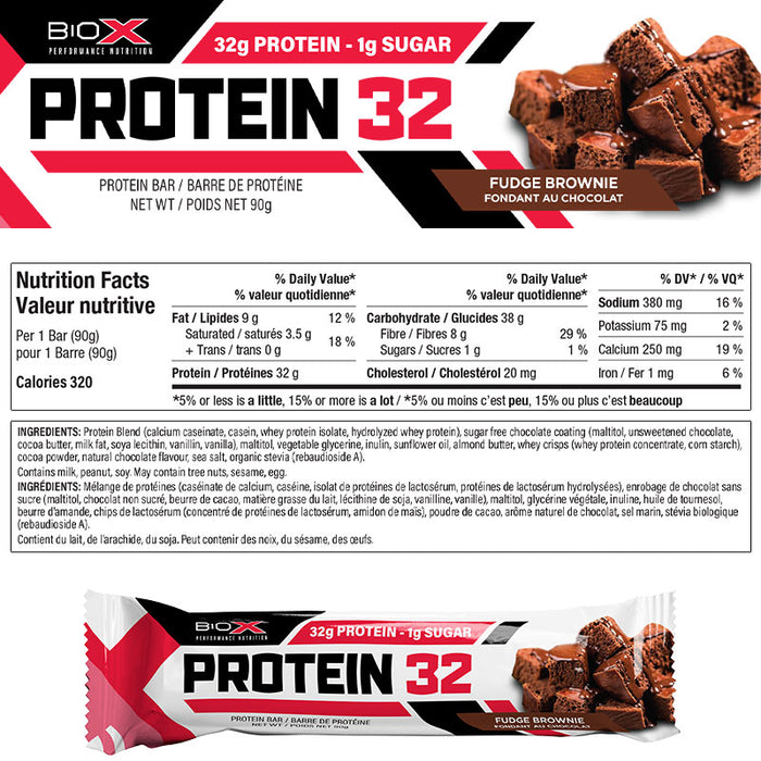 BioX Protein 32 bars (Box of 12)