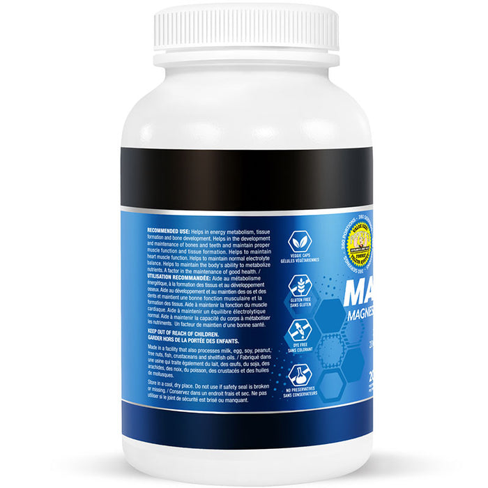 Confident Magnesium Bisglycinate 360 ct (360 Servings)