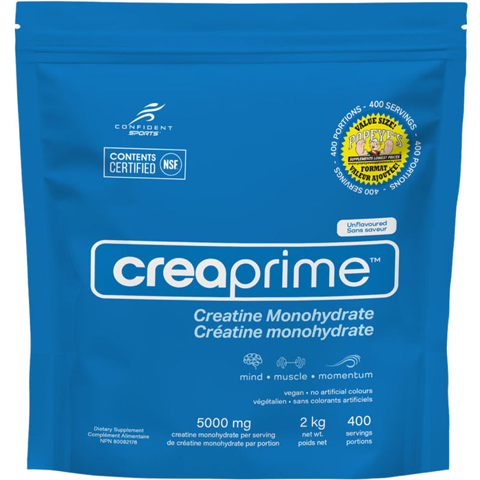 Confident Creaprime™ Creatine Monohydrate 2kg (400 Servings)