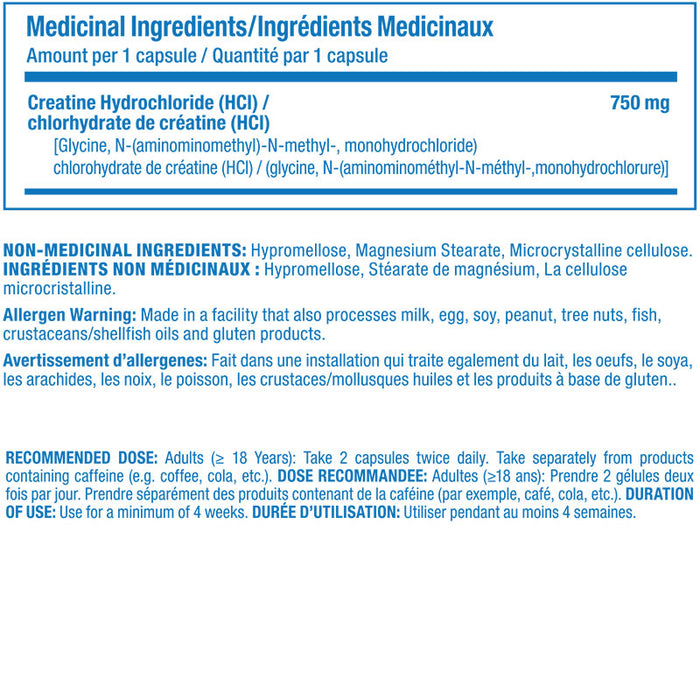 Confident Creatine HCL (240 ct)