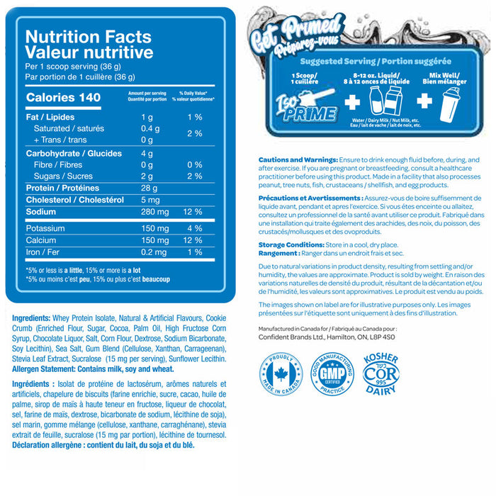 Confident Sports Iso Prime 907g (24-26 Servings)