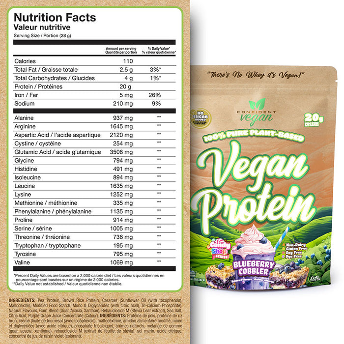 Confident Vegan Protein (30 servings)