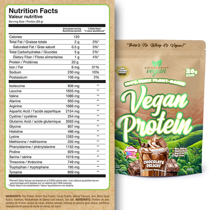 Confident Vegan Protein (30 servings)