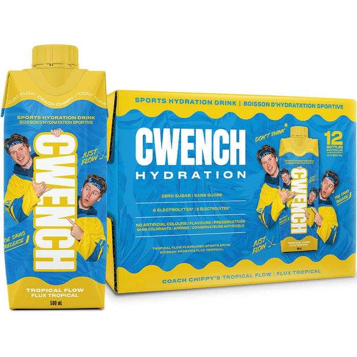 Cwench Hydration RTD 12 x 500ml CASE (12 Servings)