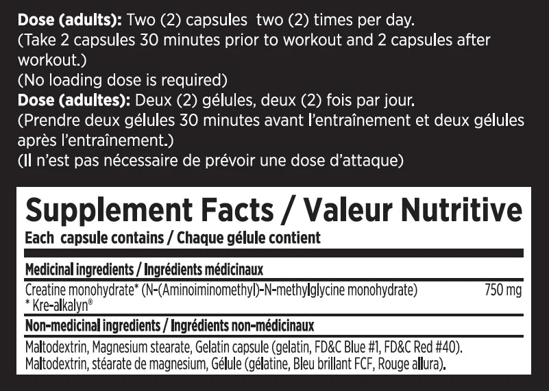 EFX Sports Kre-Alkalyn 260 cap (130 Servings)