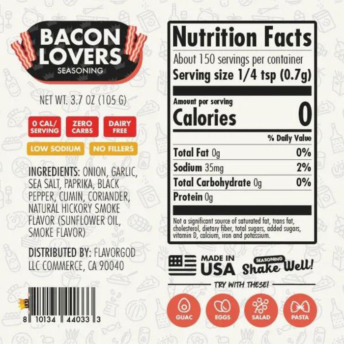 FlavorGod Bacon Lovers Seasoning 105g