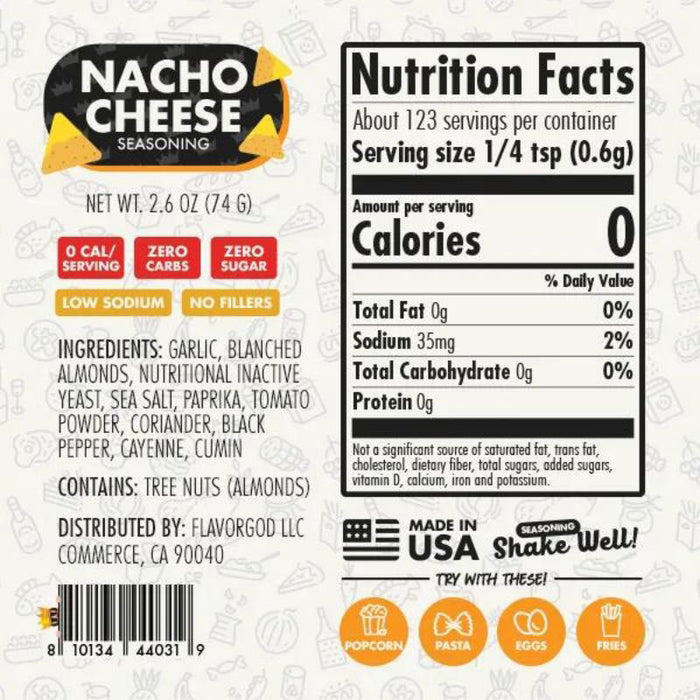 FlavorGod Nacho Cheese Seasoning 74g