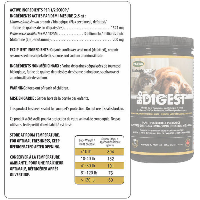 Flora BioDIGEST® Plant Probiotic and Pre 380g