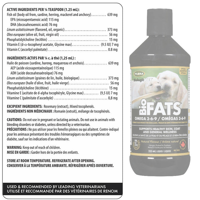 Flora BioFATS® Omega 3-6-9 355ml