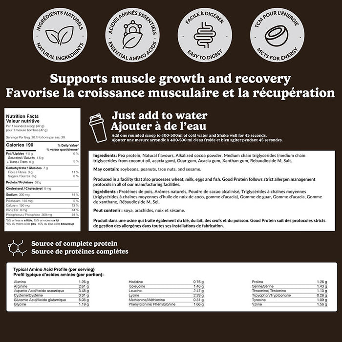 Good Protein Hi Protein Shake 940g (20 Servings)