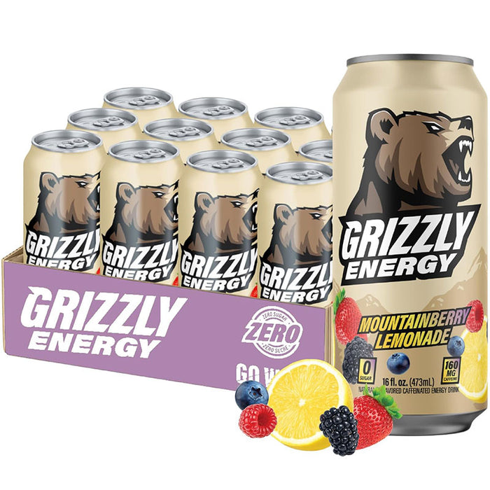 Grizzly Energy Case of 12 x 473ml