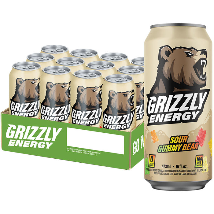Grizzly Energy Case of 12 x 473ml