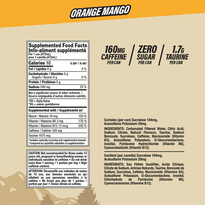 Grizzly Energy Case of 12 x 473ml
