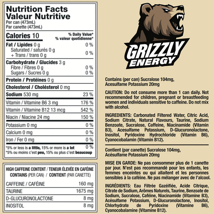 Grizzly Energy 473ml