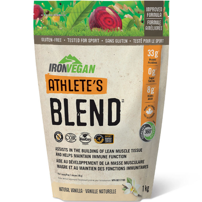 Iron Vegan Athlete's Blend 1kg (22 Servings)