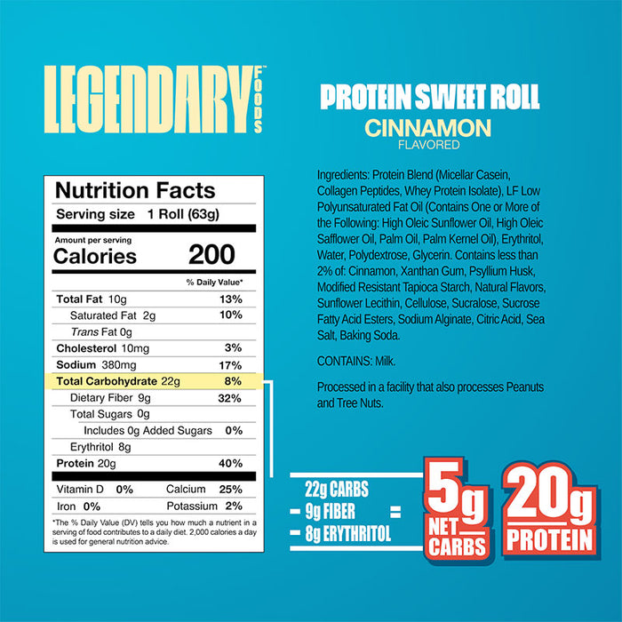 Legendary Foods Protein Sweet Roll (Single)