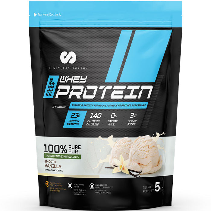 Limitless Pharma Whey 5lb (65 Servings)