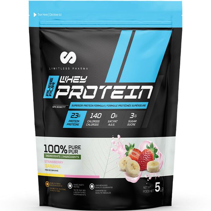 Limitless Pharma Whey 5lb (65 Servings)