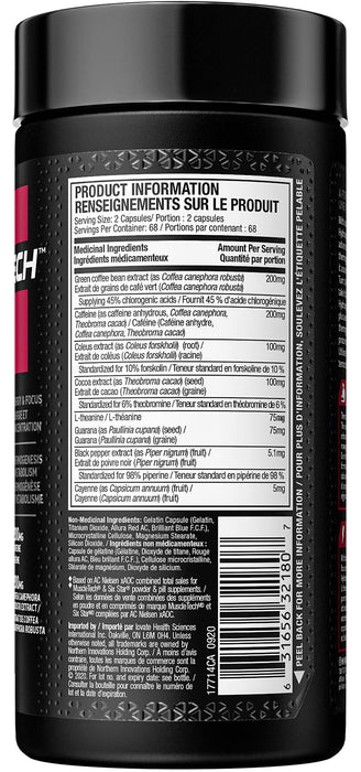 MuscleTech Hydroxycut Hardcore Elite 136 cap (68 Servings)