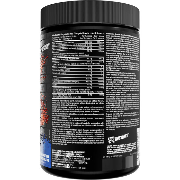 Mutant Madness All In 500g (40 Servings)