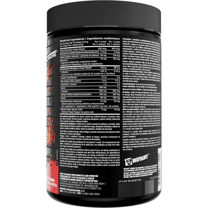 Mutant Madness All In 500g (40 Servings)