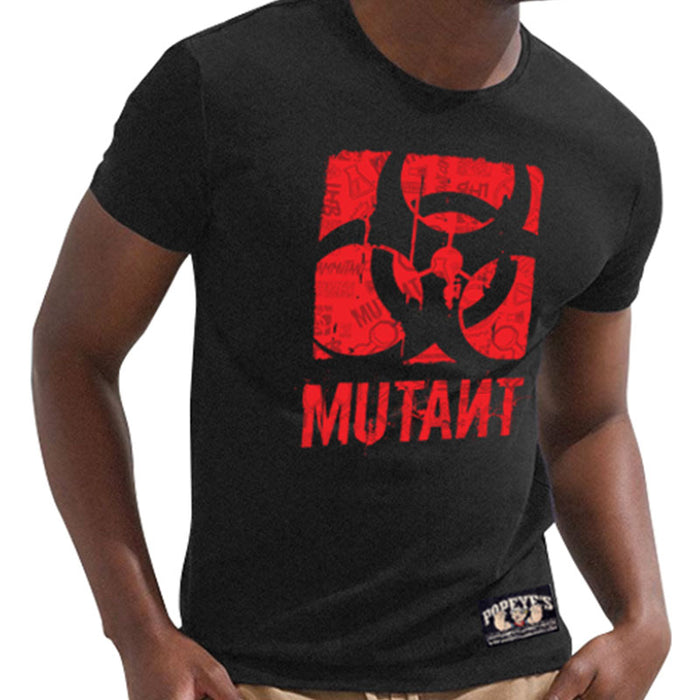 Popeye's Mutant Shirt Black with Red Logo