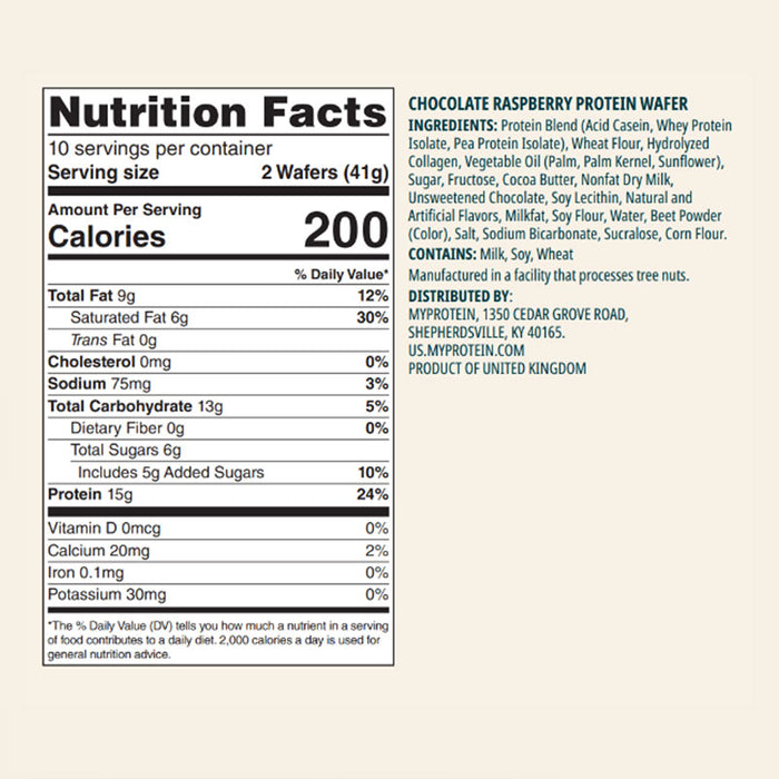 Myprotein Wafers (Box of 10)