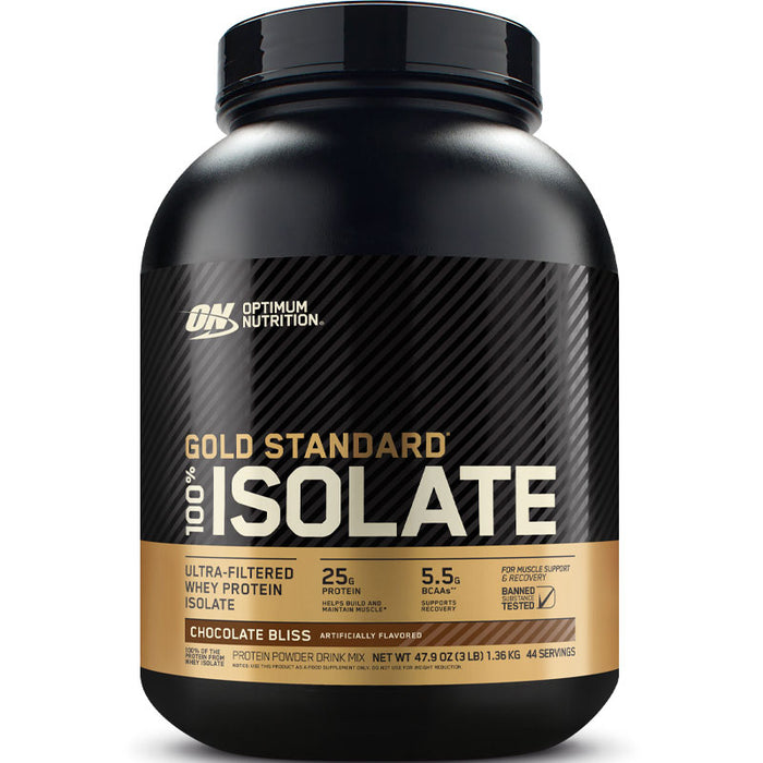 Optimum Nutrition Gold Standard 100% Isolate 2.91- 3lb (44 Servings)