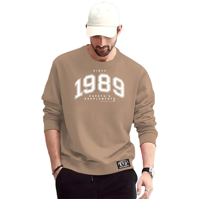 Popeye's Crew-Neck 1989 Tan